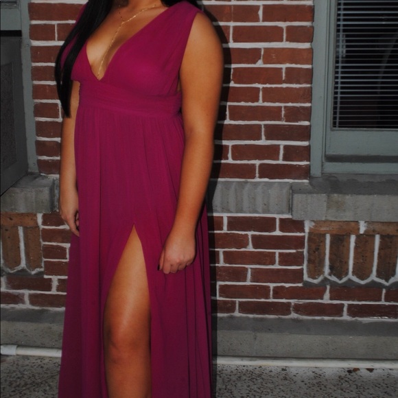 Pink prom dress worn once - Picture 1 of 2